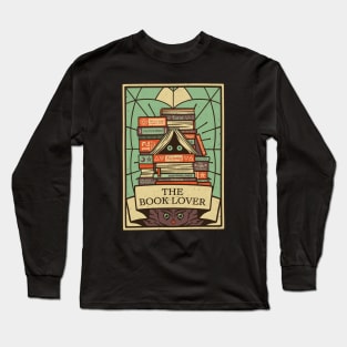 The Book Lover Tarot Card by Tobe Fonseca Long Sleeve T-Shirt
